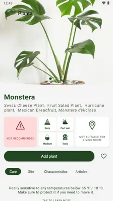 Planta - Care for your plants android App screenshot 7